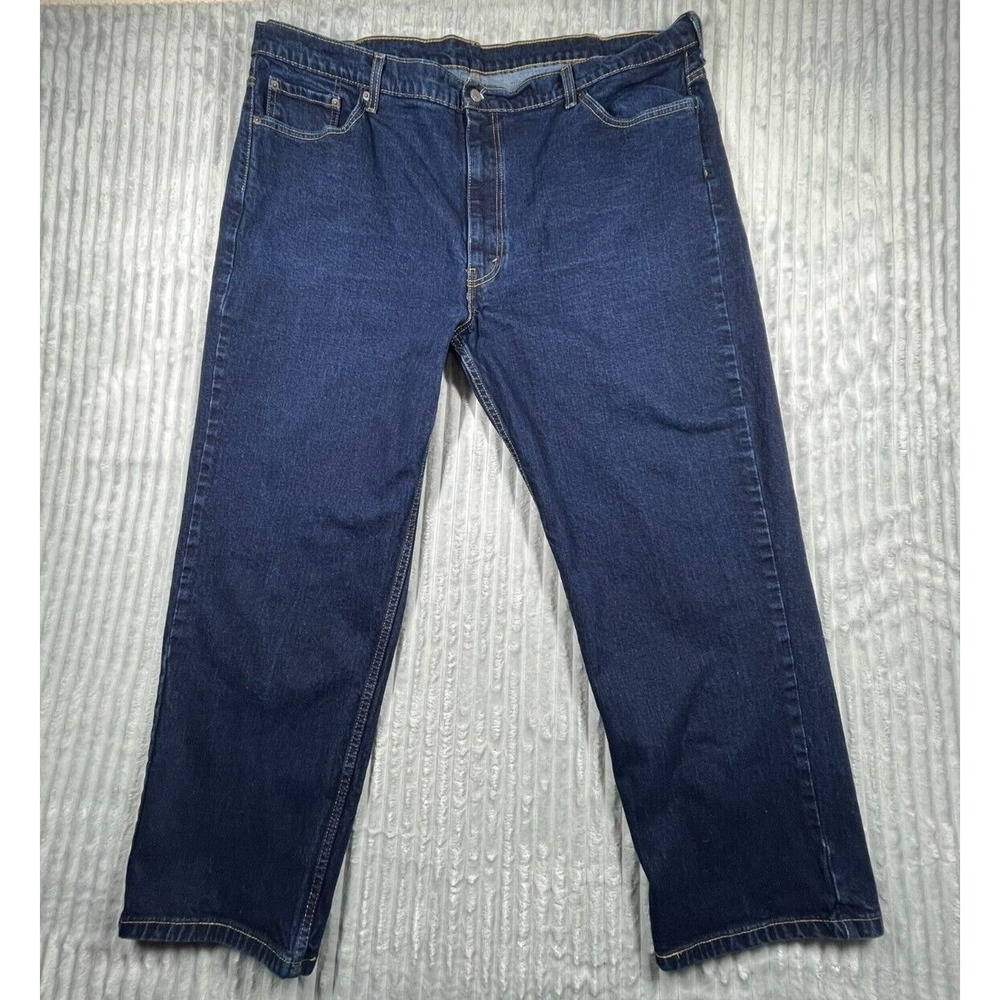 Levi's Jeans Men's 48W(Fits 46x29) 550 Relaxed Fit Medium Wash Denim Comfortable